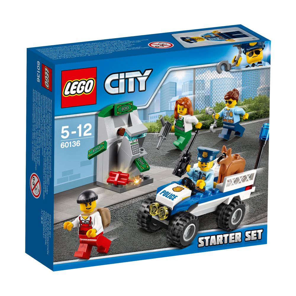 LEGO® City Police - Set de politie pentru incepatori (60136)