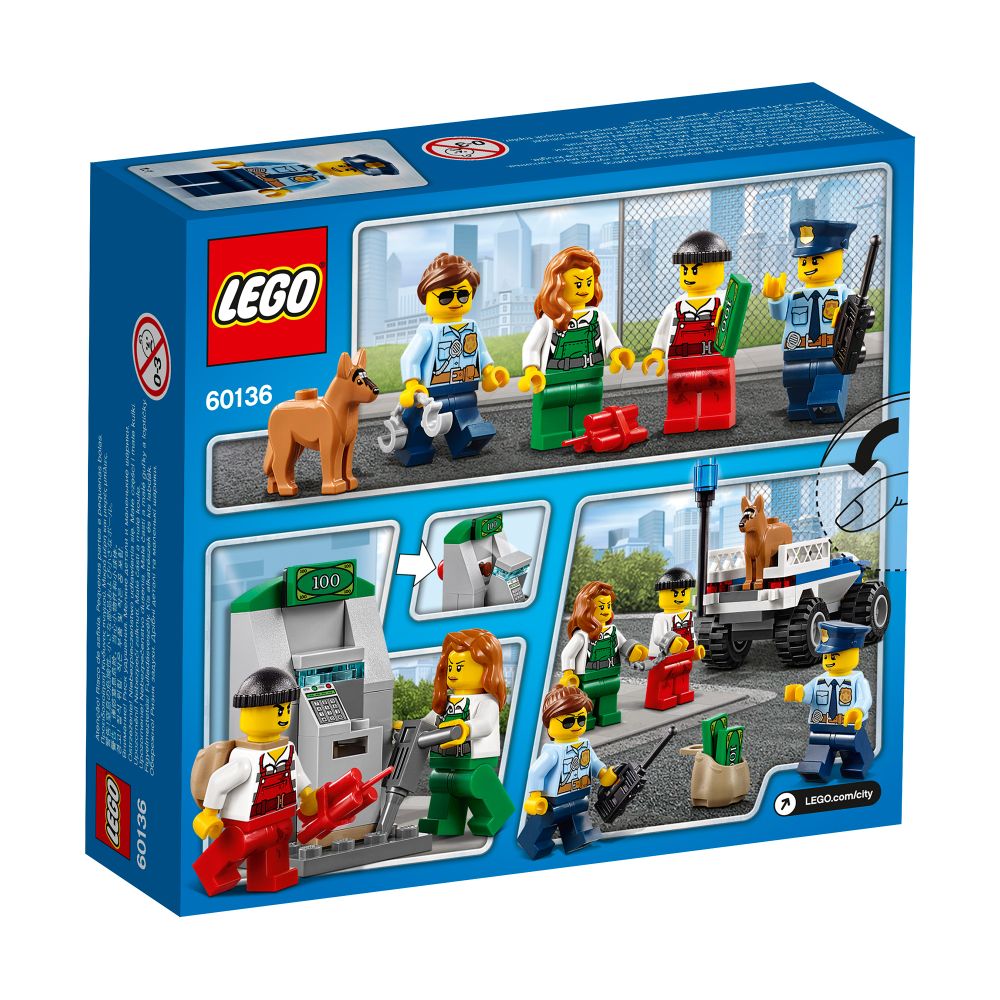 LEGO® City Police - Set de politie pentru incepatori (60136)