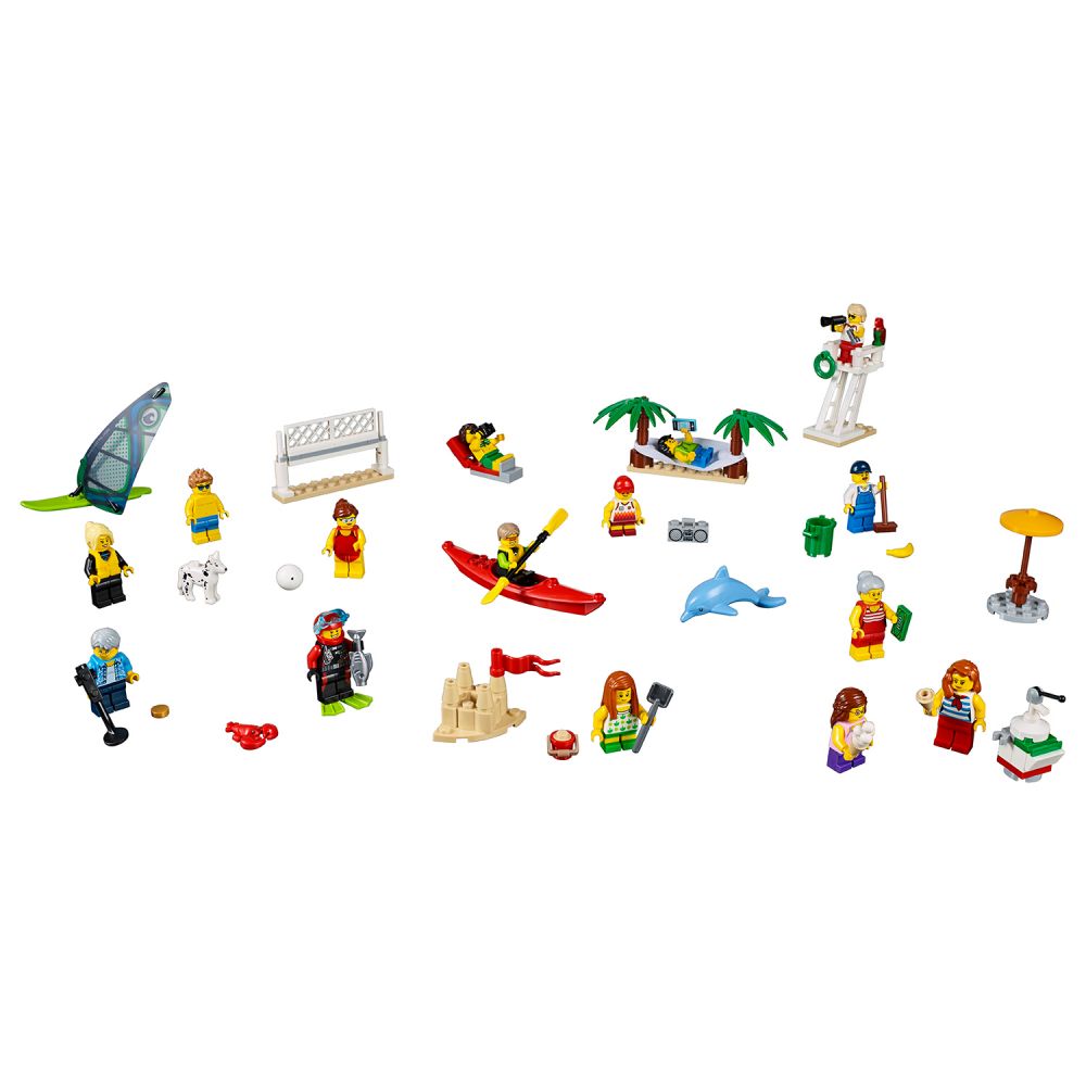 LEGO® City Town - Comunitatea orasului. Distractie la plaja (60153)