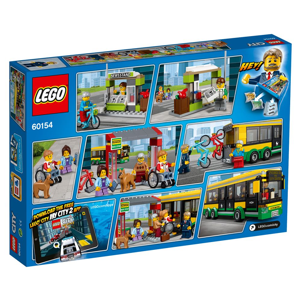 LEGO® City Town - Statie de autobuz (60154)