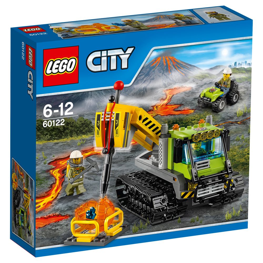 LEGO® City - Tractor cu senile pentru Vulcan (60122)