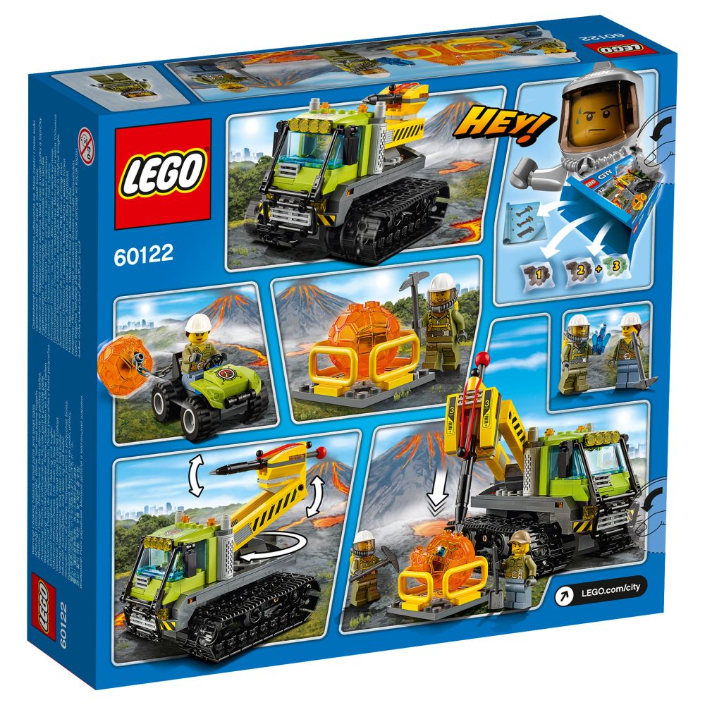 LEGO® City - Tractor cu senile pentru Vulcan (60122)