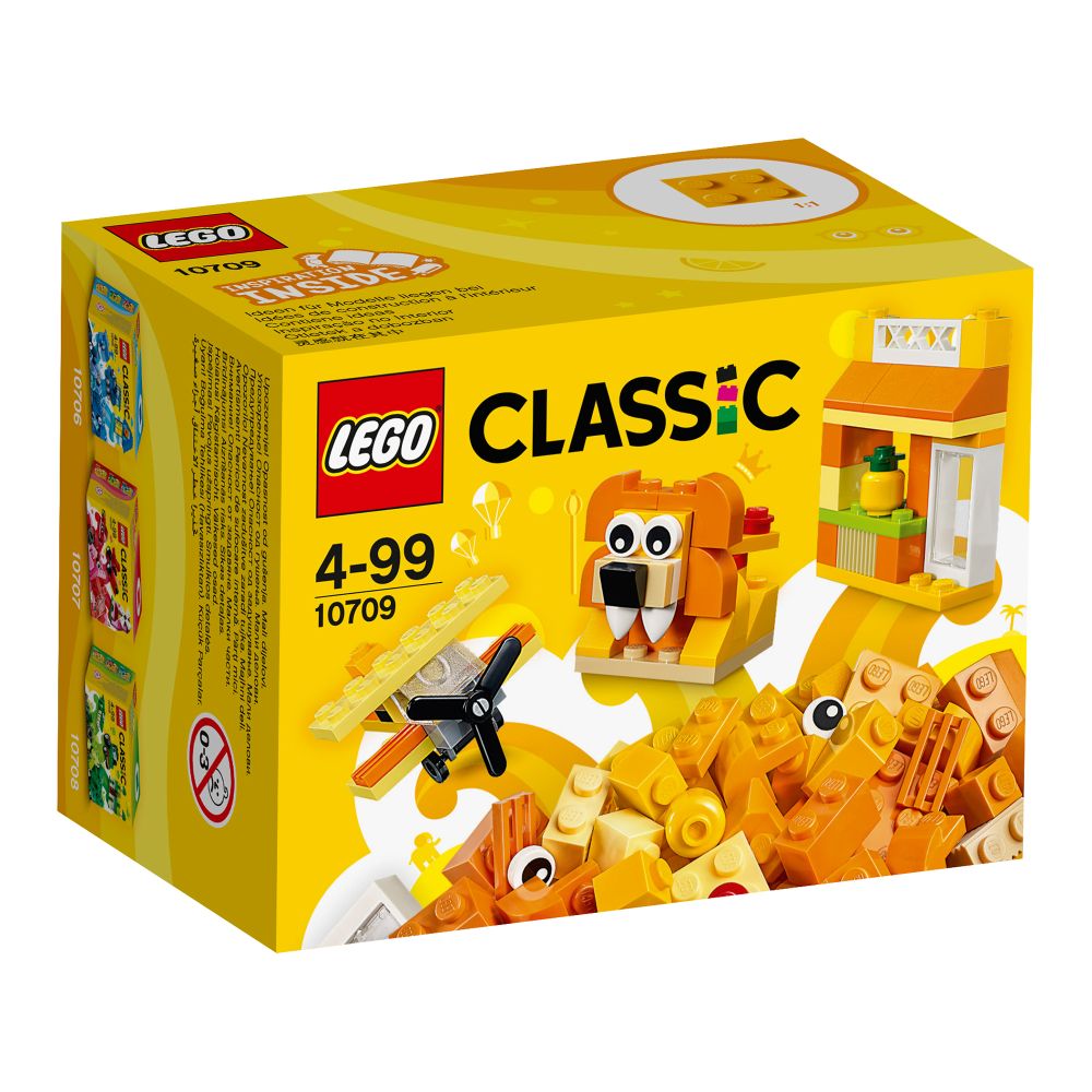LEGO® Classic - Cutie portocalie de creativitate (10709)