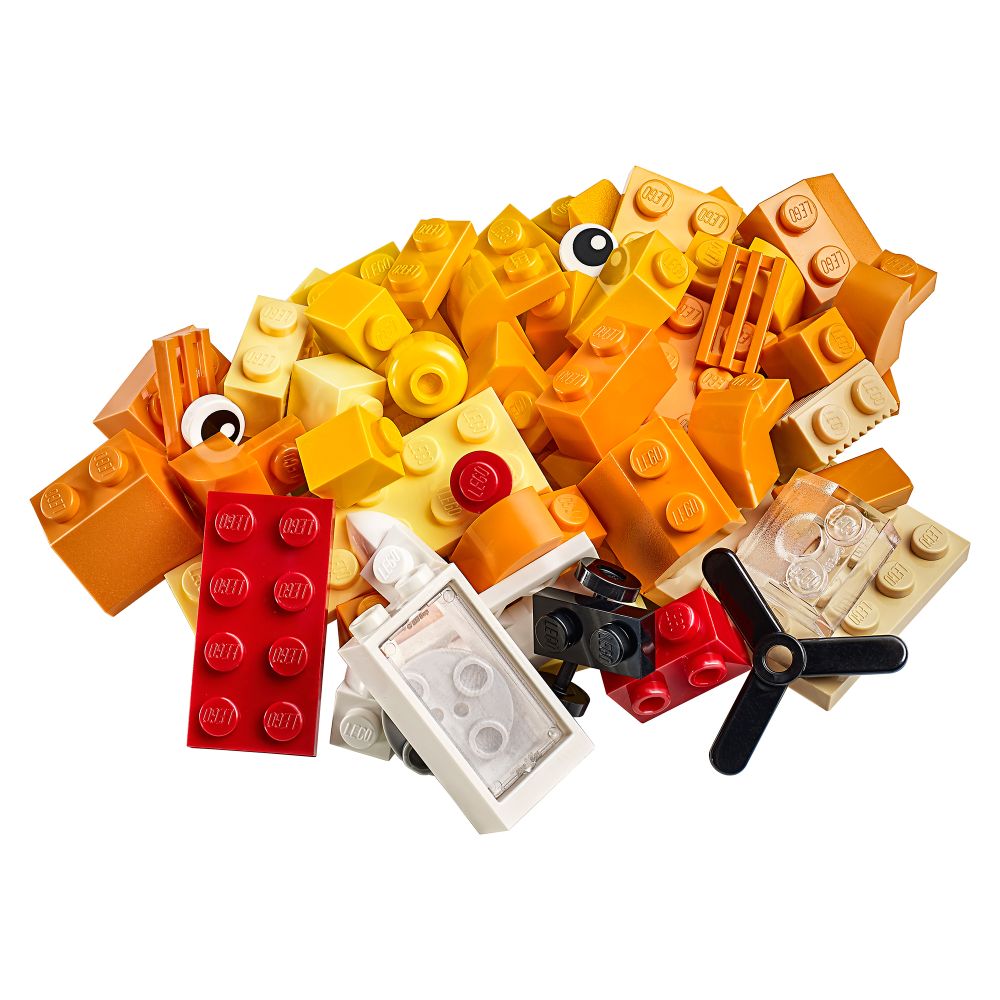 LEGO® Classic - Cutie portocalie de creativitate (10709)