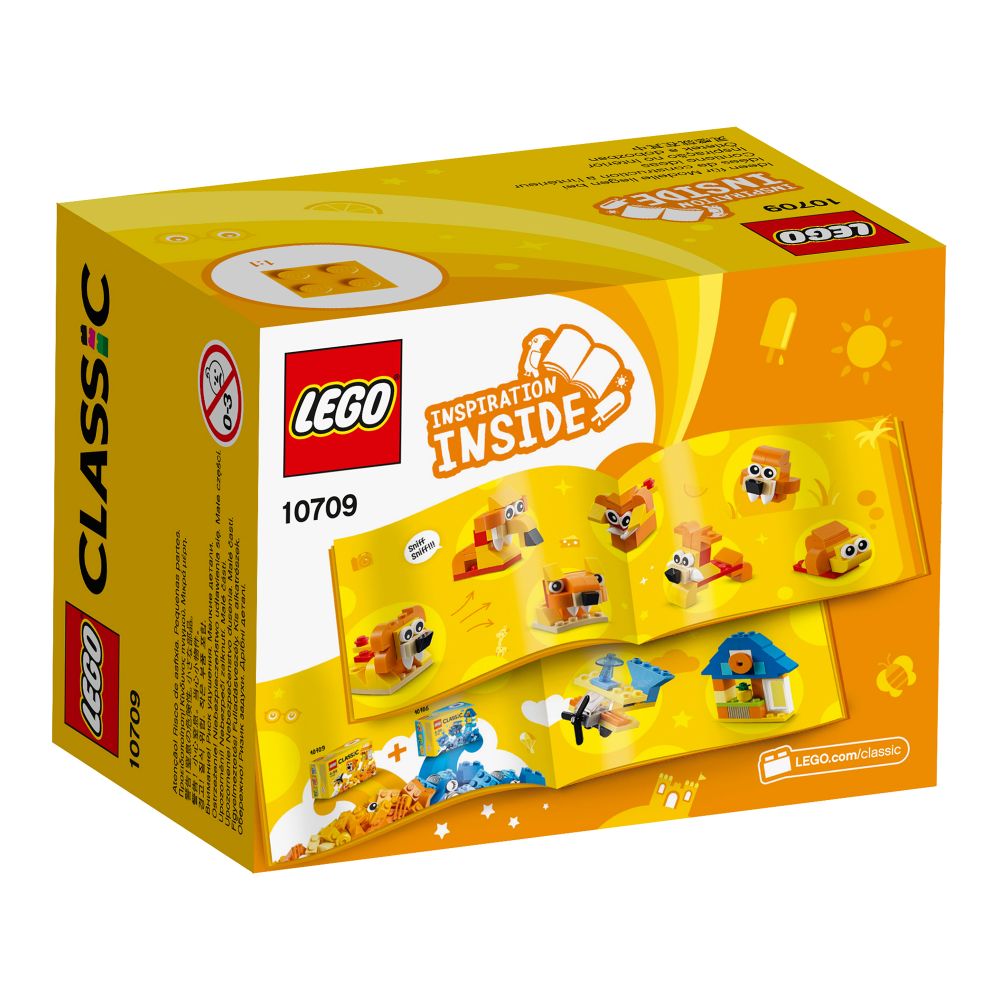 LEGO® Classic - Cutie portocalie de creativitate (10709)