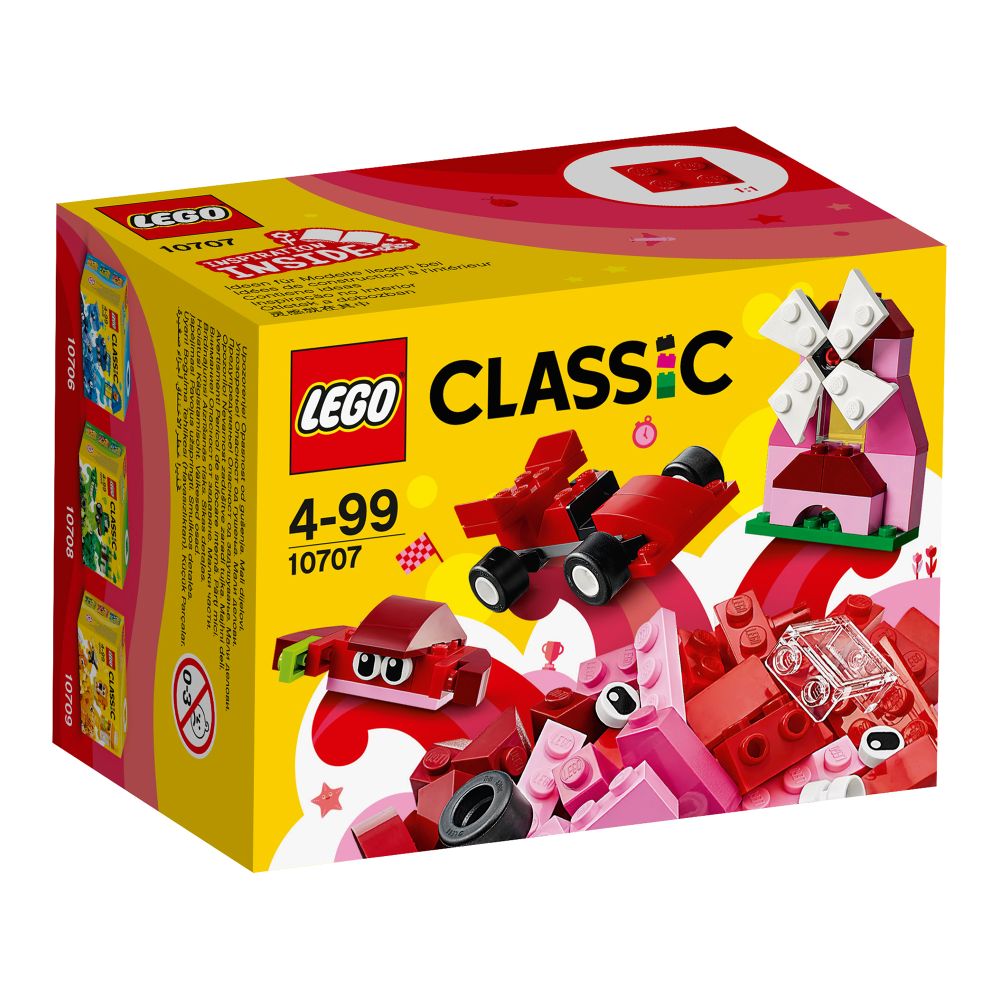 LEGO® Classic - Cutie rosie de creativitate (10707)