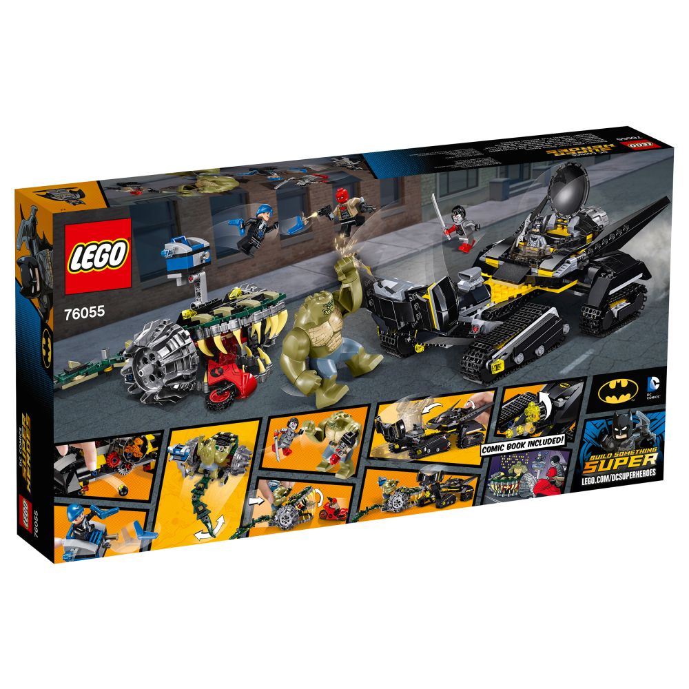 LEGO® DC Comics Super Heroes 76055 - Baan: Lovitura din canal Killer Croc