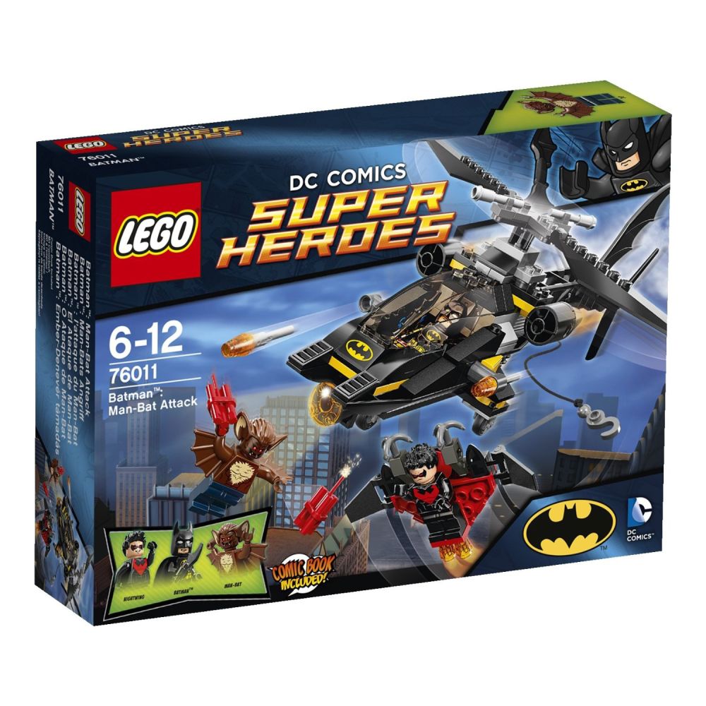 LEGO DC Comics Super Heroes - Atacul Omului-Liliac (76011)
