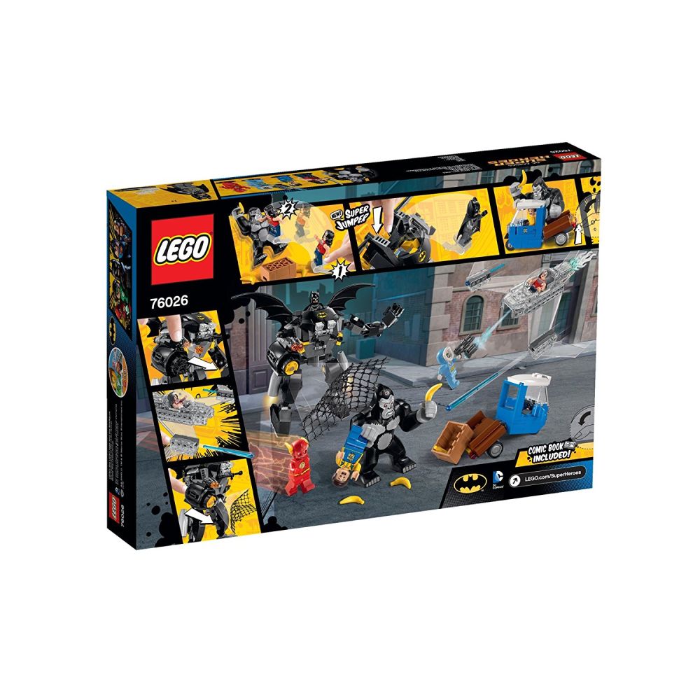 LEGO DC Comics Super Heroes - Gorilla Grod a luat-o razna (76026)