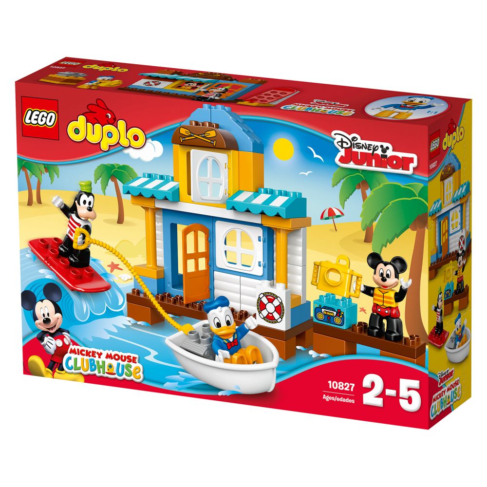 LEGO® DUPLO® - Casa de pe plaja a lui Mickey si prietenii (10827)