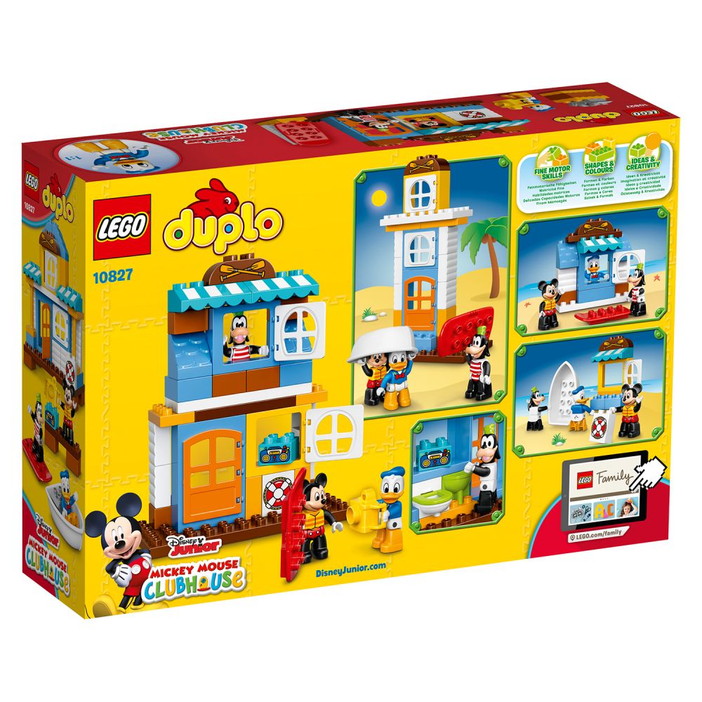 LEGO® DUPLO® - Casa de pe plaja a lui Mickey si prietenii (10827)