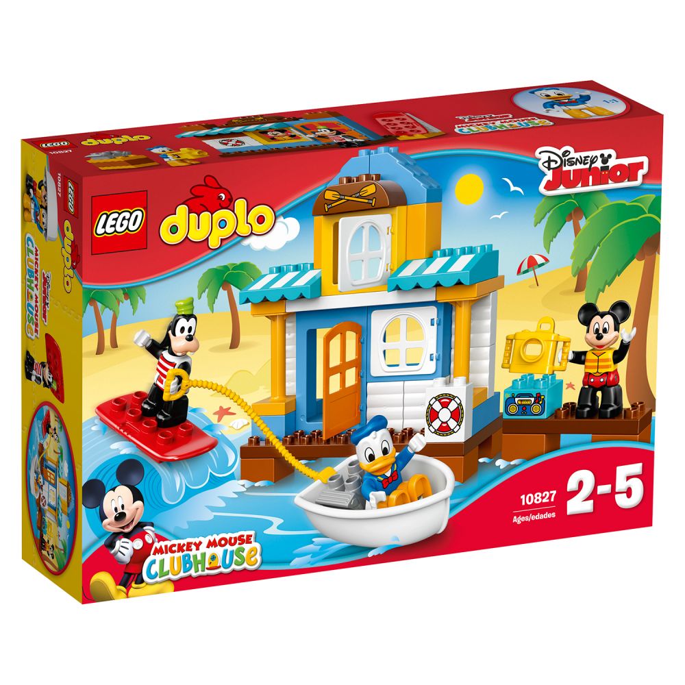 LEGO® DUPLO® - Casa de pe plaja a lui Mickey si prietenii (10827)
