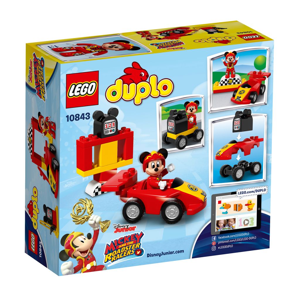 LEGO® DUPLO® Disney - Masina de curse a lui Mickey (10843)