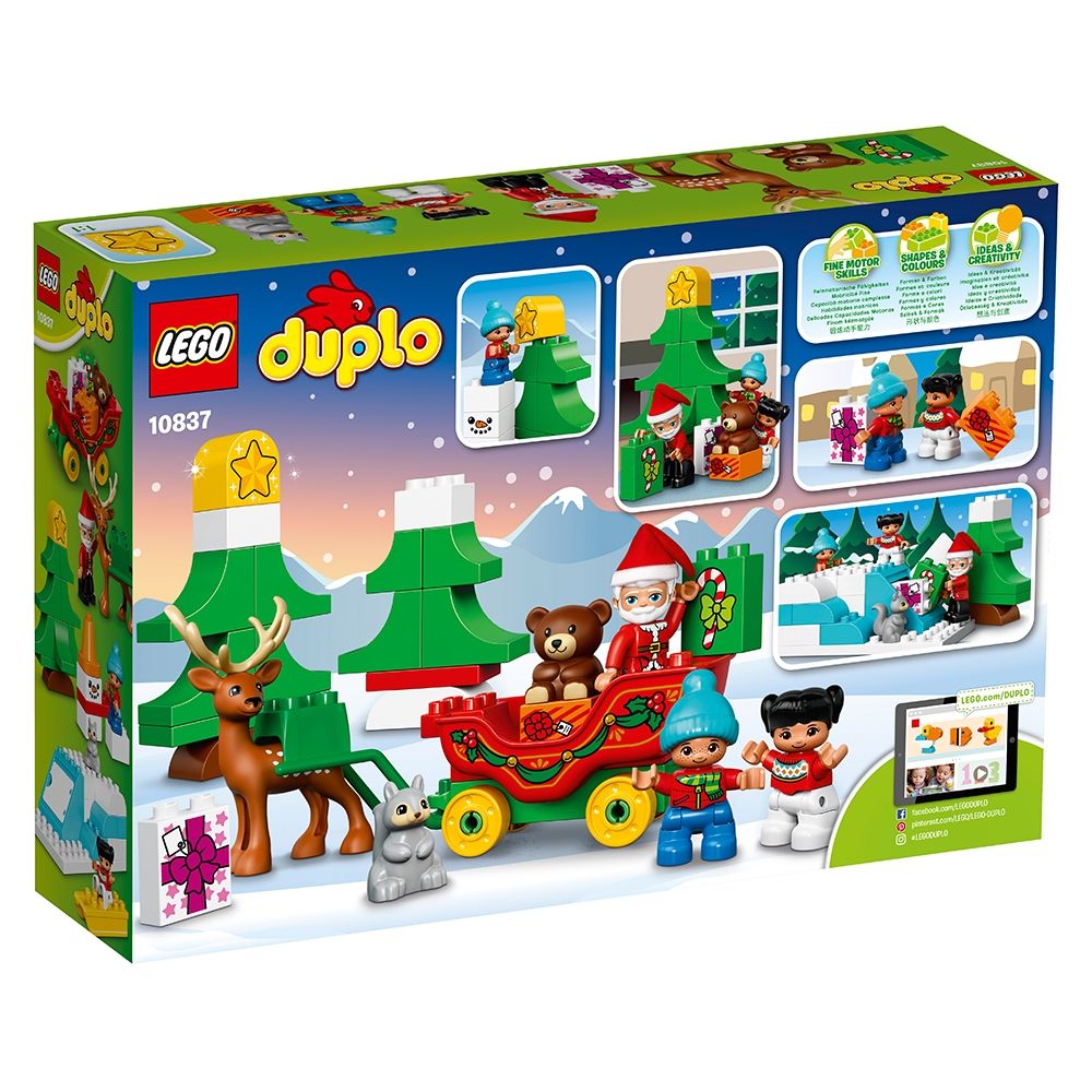 LEGO® DUPLO® Town - Vacanta de iarna cu Mos Craciun (10837)