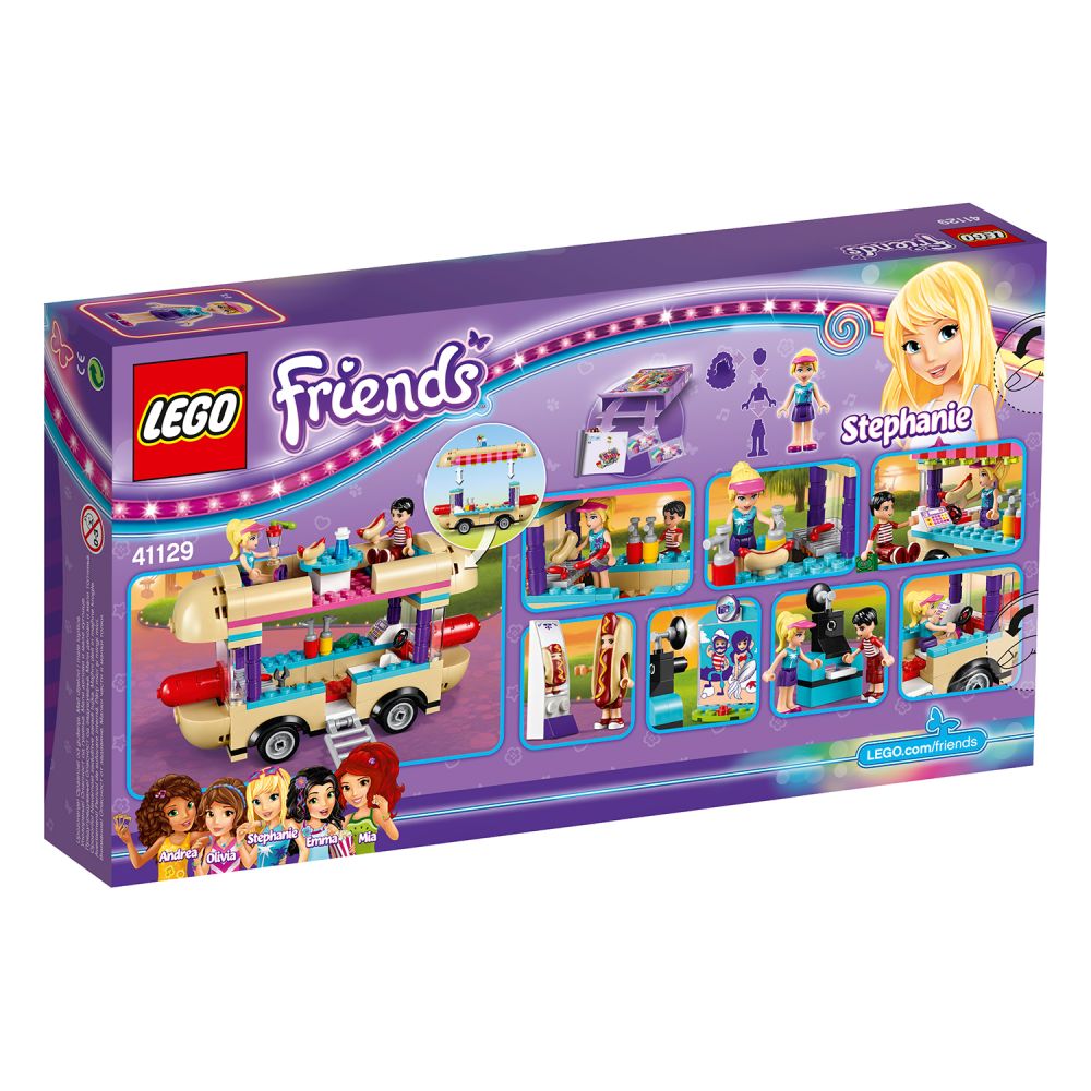 LEGO® Friends - Furgoneta de hot dog din parcul de distractii (41129)