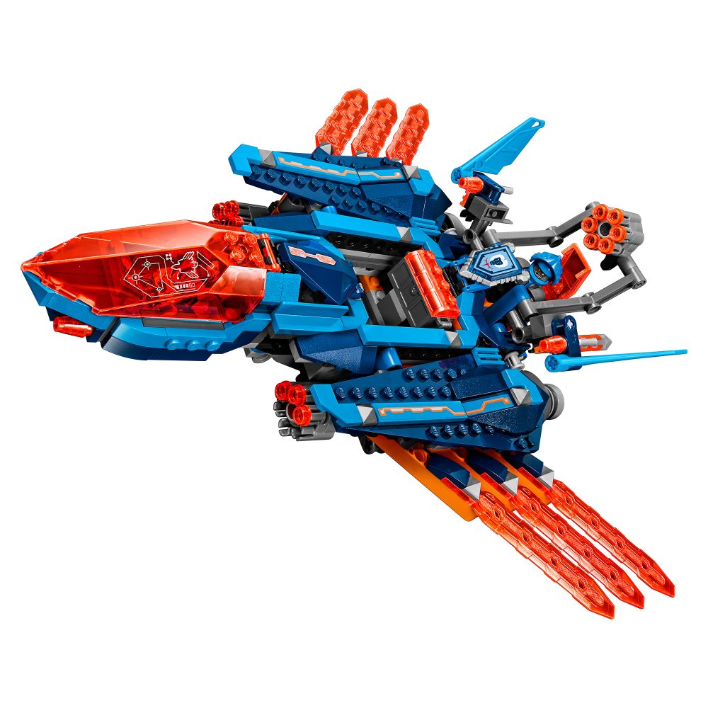 LEGO® Nexo Knights - Avionul Falcon Blaster al lui Clay (70351)
