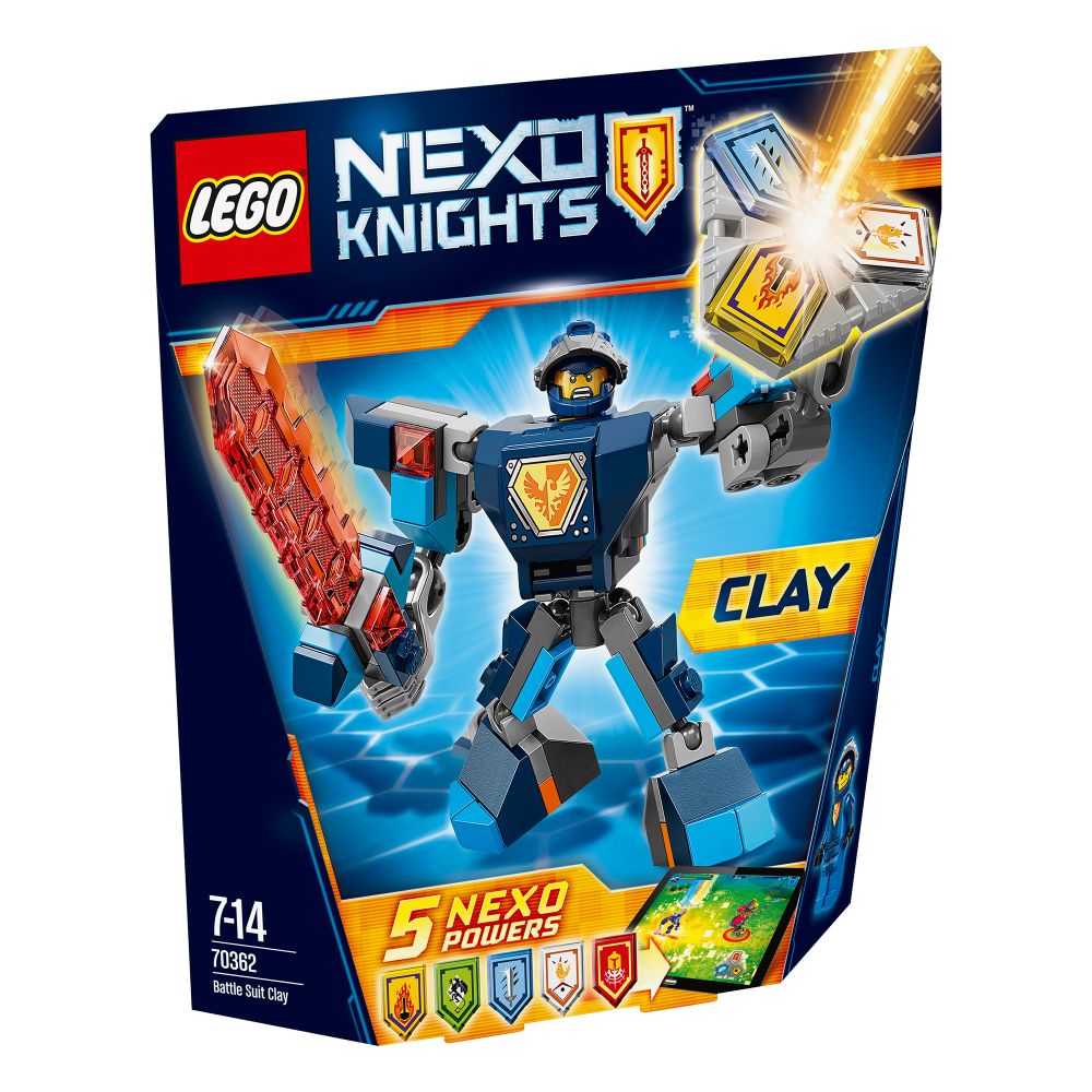 LEGO® NEXO KNIGHTS - Costum de lupta - Clay (70362)