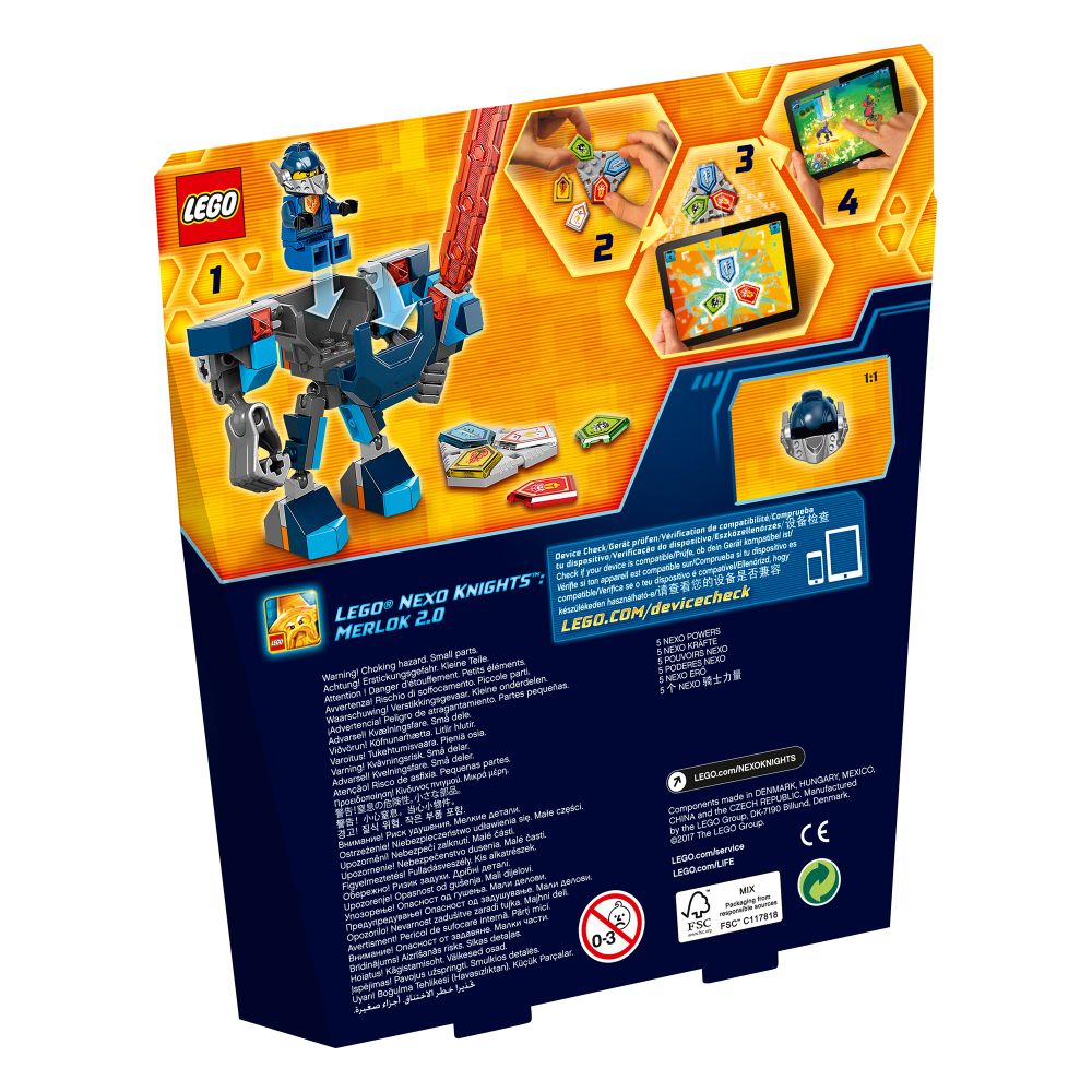 LEGO® NEXO KNIGHTS - Costum de lupta - Clay (70362)