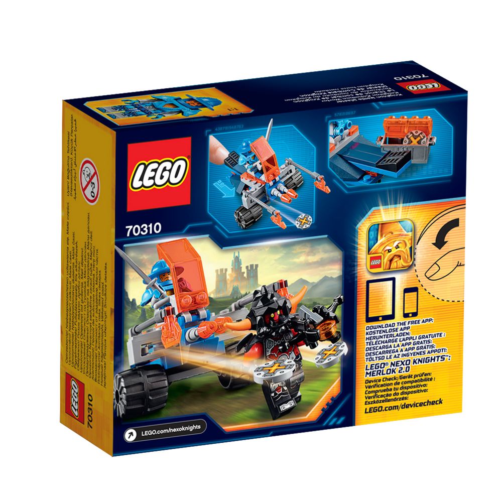 LEGO® Nexo Knights - Masina de lupta din Knighton (70310)