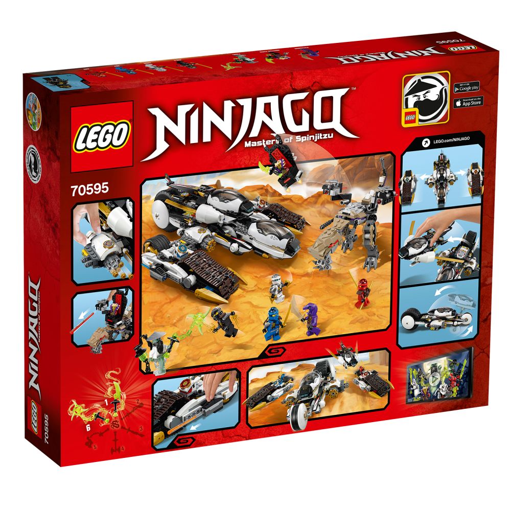 LEGO® Ninjago - Avion pentru incursiuni invizibil (70595)