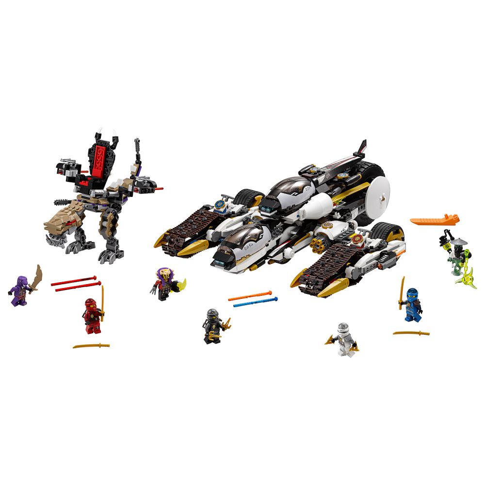 LEGO® Ninjago - Avion pentru incursiuni invizibil (70595)