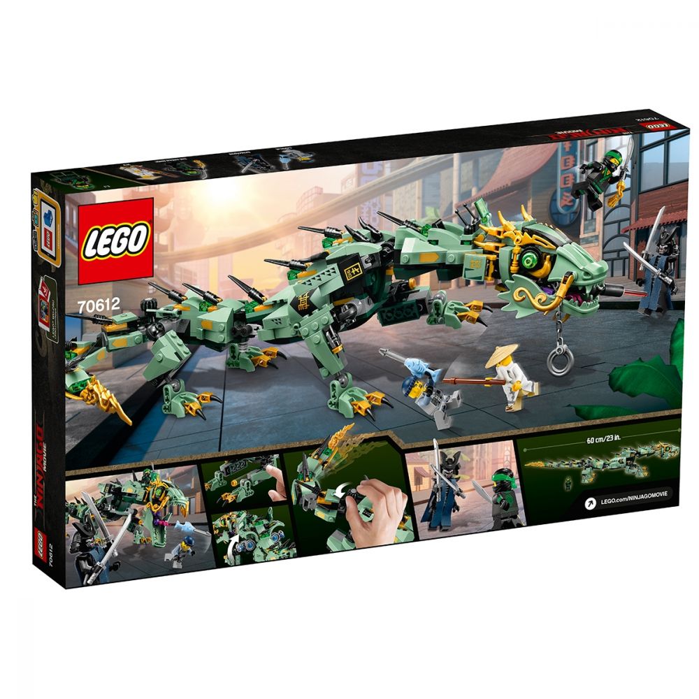 LEGO® Ninjago - Robotul-balaur Ninja Verde (70612)