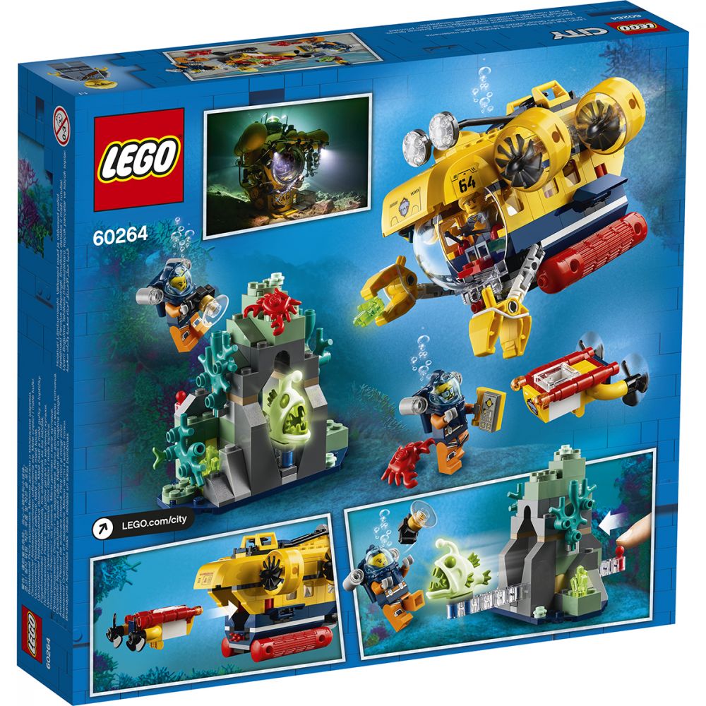 LEGO® City - Submarin de explorare a oceanului (60264)