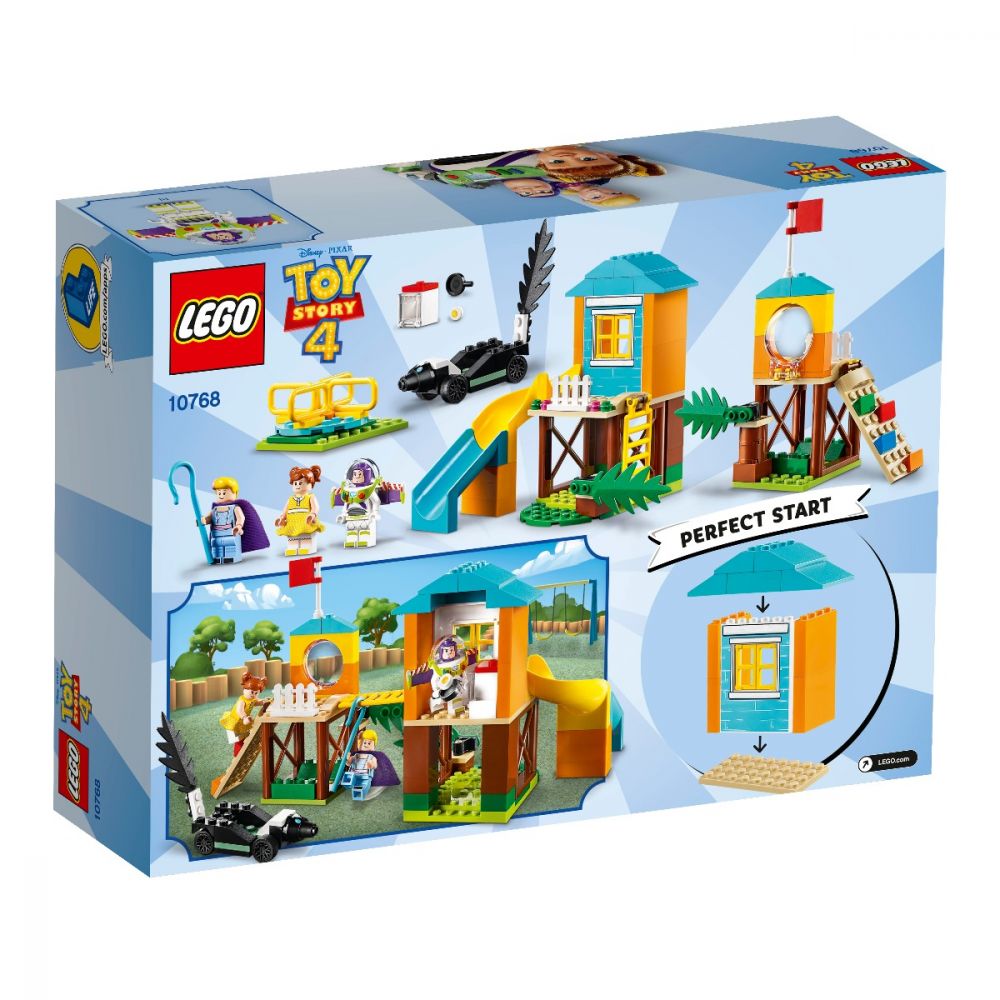  LEGO® Disney Pixar Toy Story 4 - Aventura lui Buzz si Bo Peep pe terenul de joaca (10768)