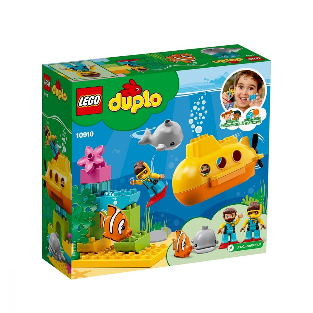 LEGO® DUPLO® Town - Aventura cu submarinul (10910)