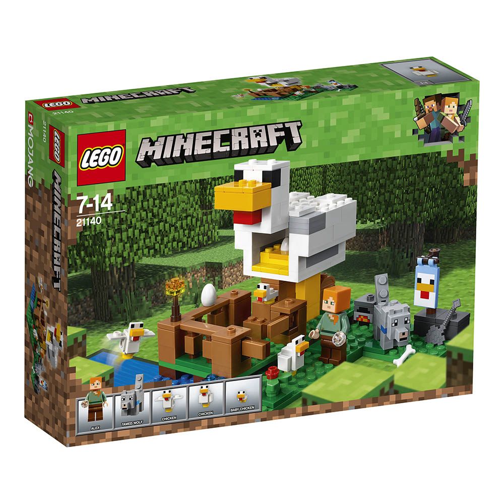 LEGO® Minecraft™ - Cotetul de gaini (21140)