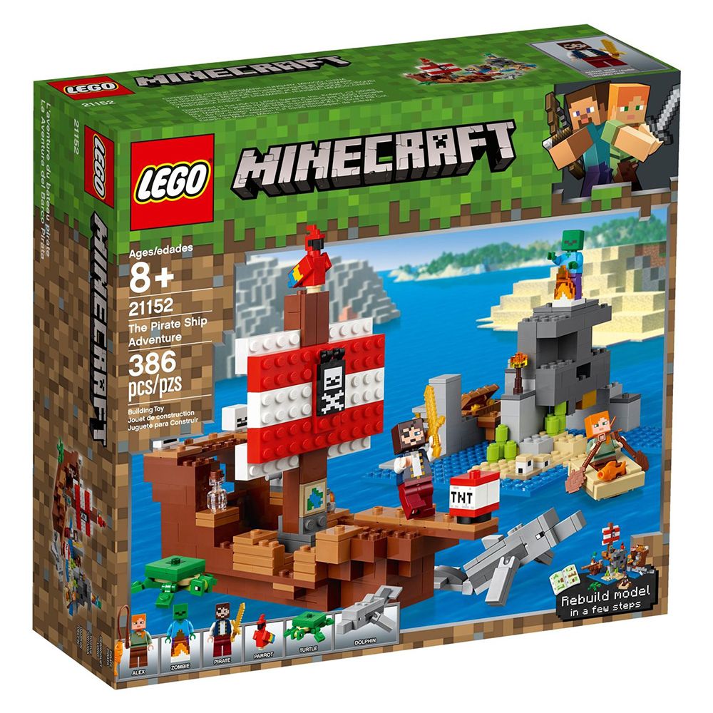 LEGO® Minecraft™ - Aventura corabiei de pirati (21152)