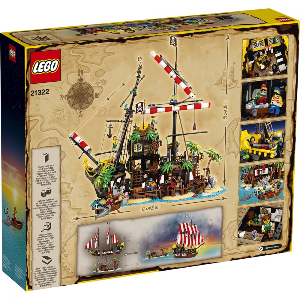 LEGO® Ideas - Piratii din Golful Barracuda (21322)