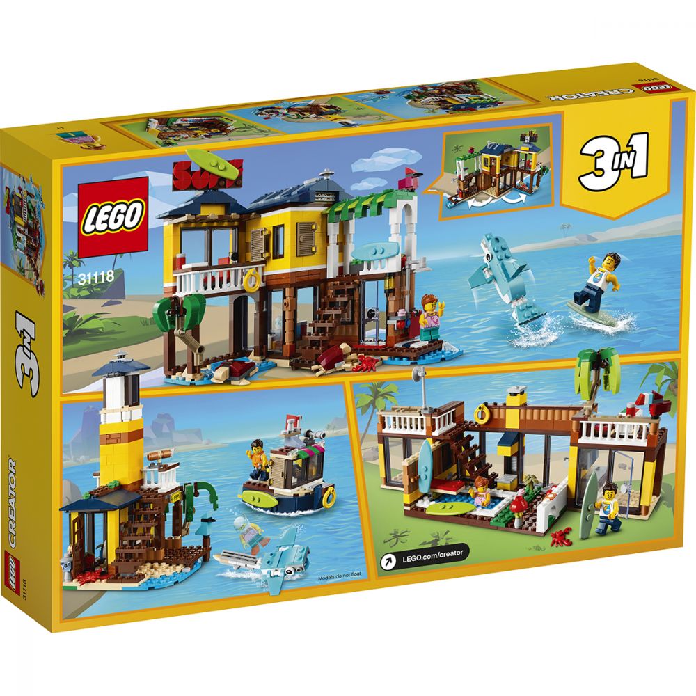 LEGO® Creator - Casa de pe plaja a surferilor (31118)