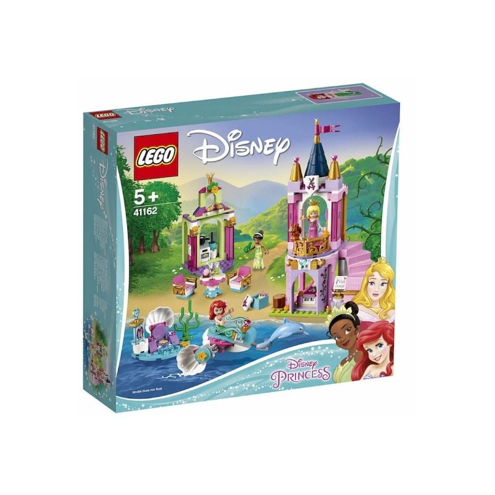 LEGO® Disney Princess™ Festivitatile regale ale lui Ariel, Aurora si Tiana (41162)