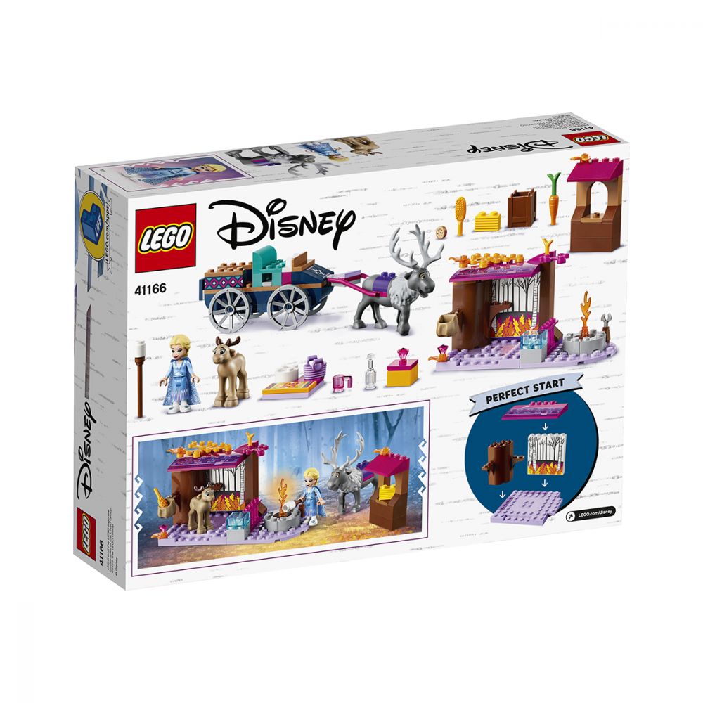 LEGO® Disney Frozen 2 - Aventura Elsei cu trasura (41166)
