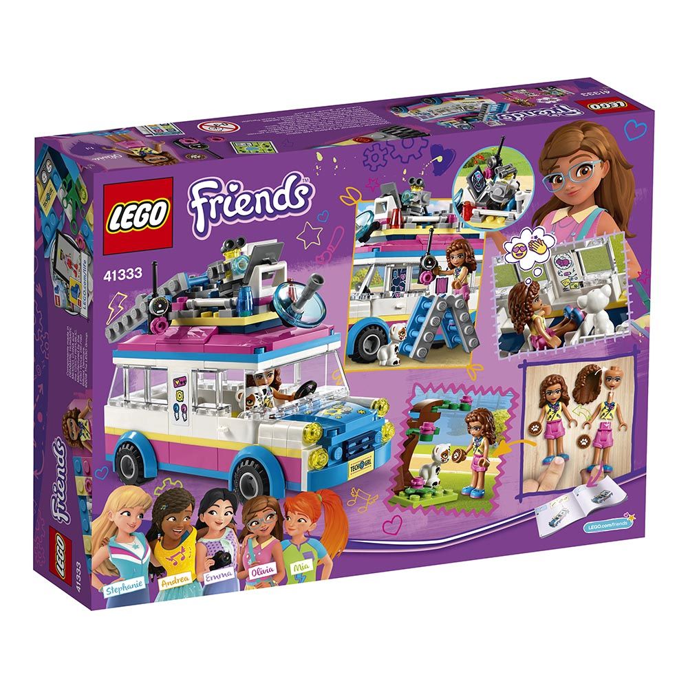 LEGO® Friends - Vehiculul de misiune al Oliviei (41333)