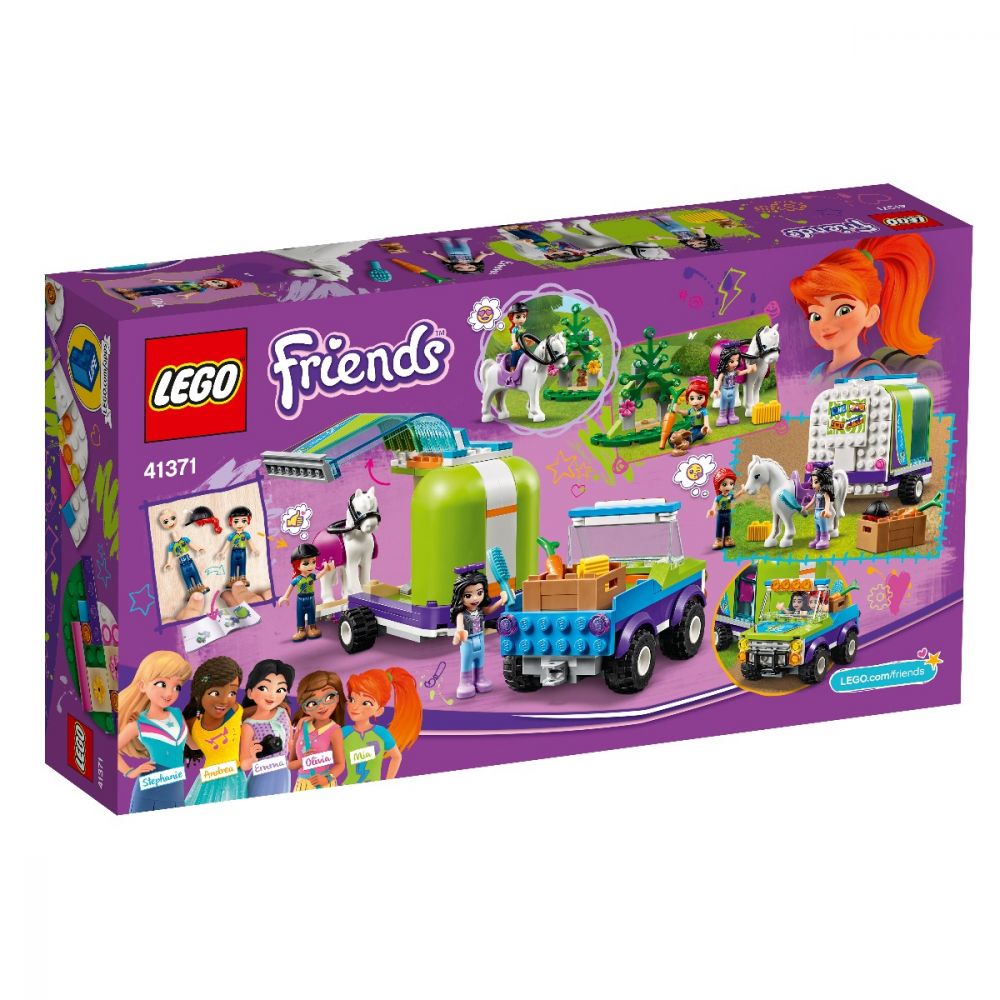 LEGO® Friends - Remorca de transport cai a Miei (41371)