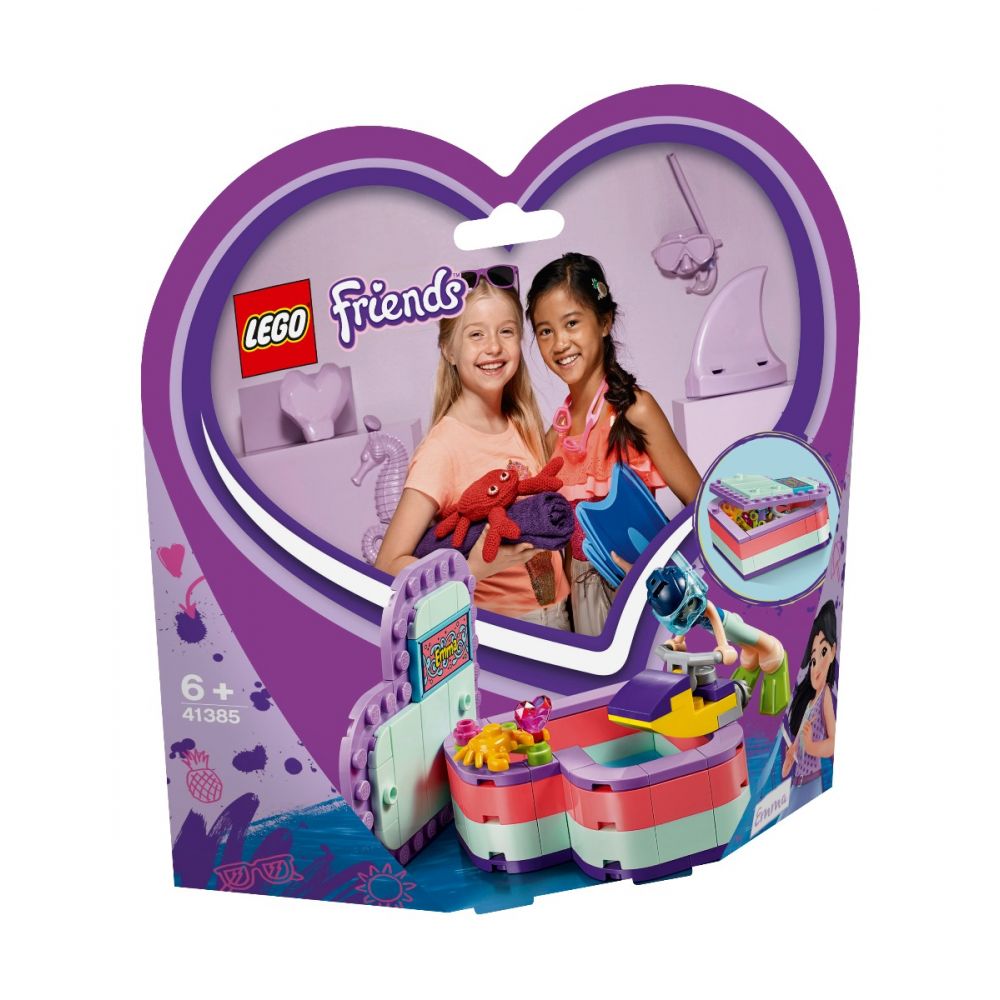 LEGO® Friends - Cutia de vara in forma de inima a Emmei (41385)