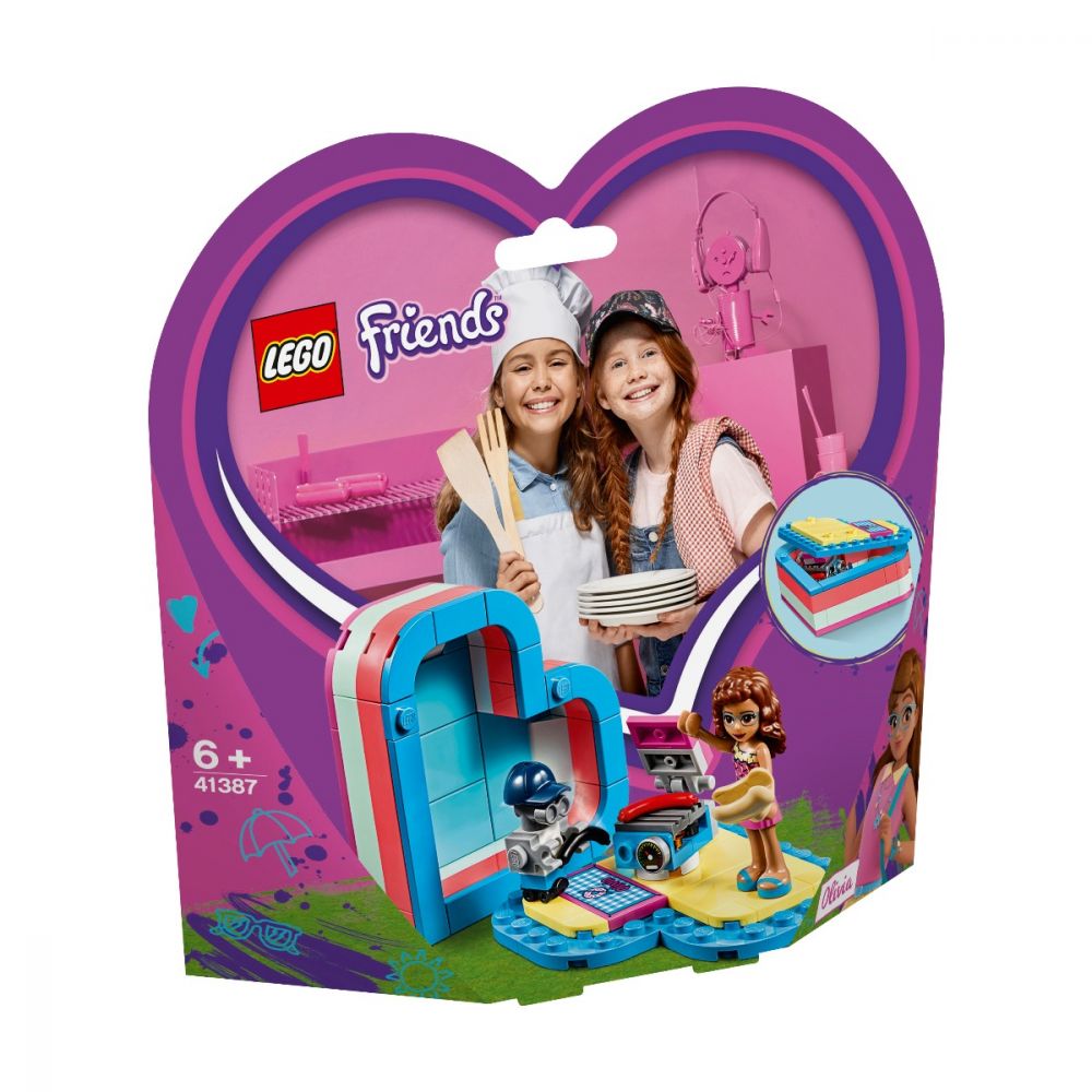 LEGO® Friends - Cutia de vara in forma de inima a Oliviei (41387)