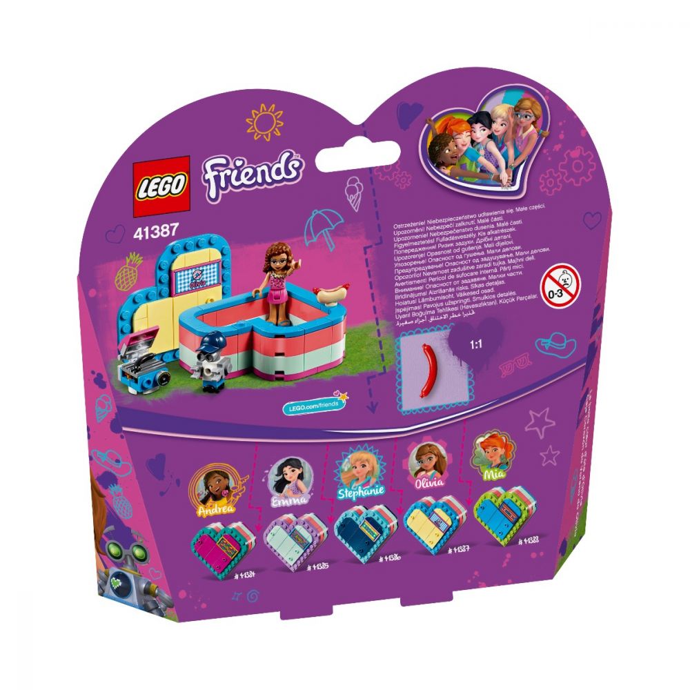 LEGO® Friends - Cutia de vara in forma de inima a Oliviei (41387)