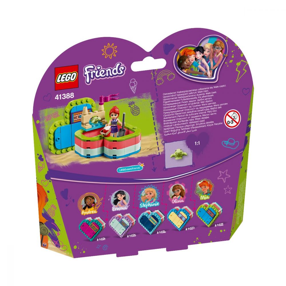 LEGO® Friends - Cutia de vara in forma de inima a Miei (41388)