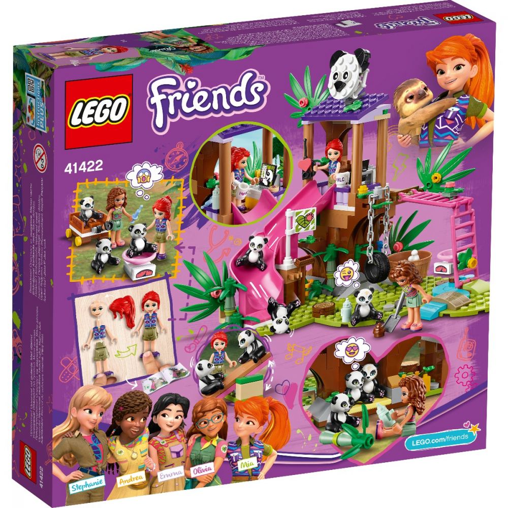 LEGO® Friends - Casuta din copac in jungla ursilor panda (41422)