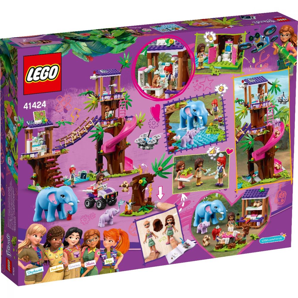 LEGO® Friends - Baza de salvare din jungla (41424)