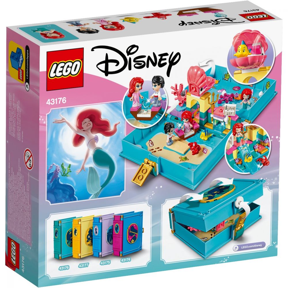 LEGO® Disney Princess™ - Aventuri din cartea de povesti cu Ariel (43176)