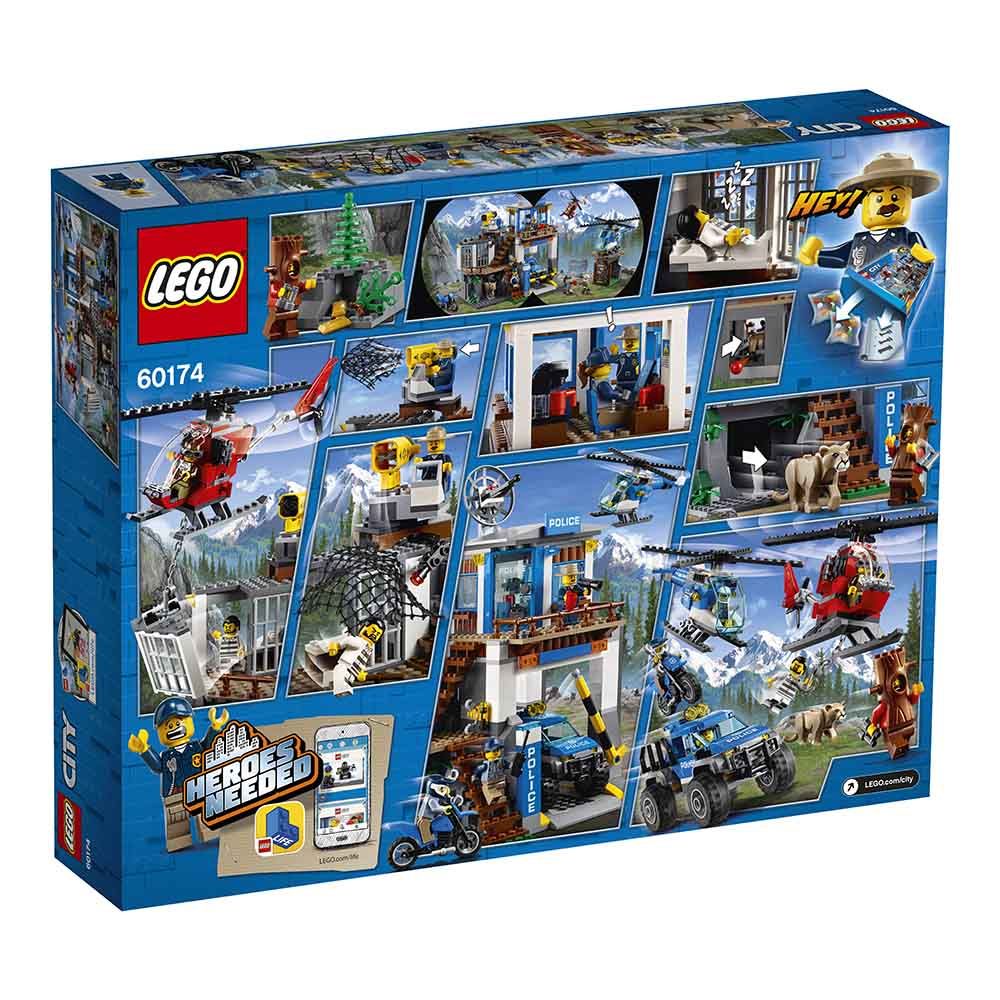 LEGO® City Police - Cartierul general al politiei montane (60174)