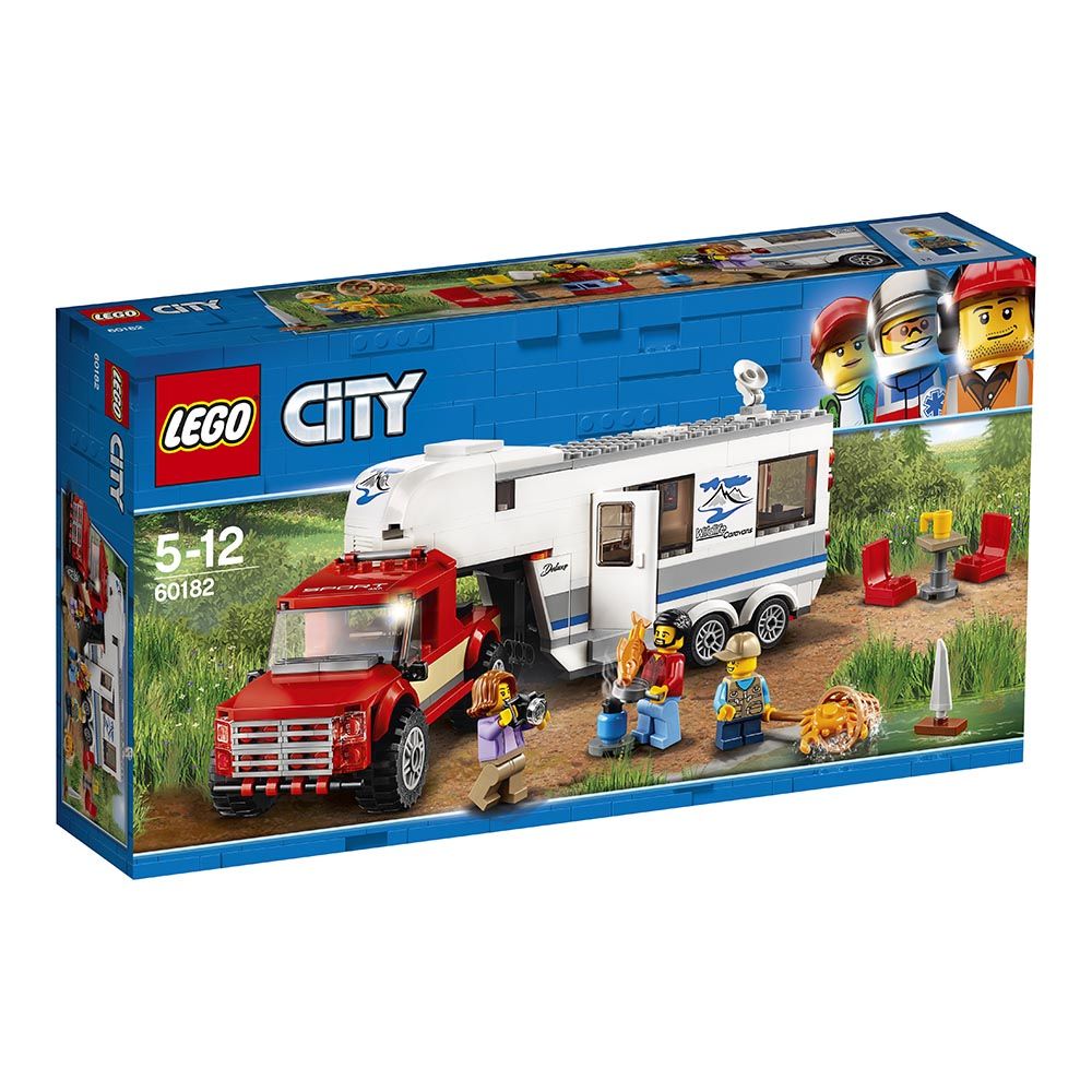 LEGO® City Great Vehicles - Camioneta si rulota (60182)