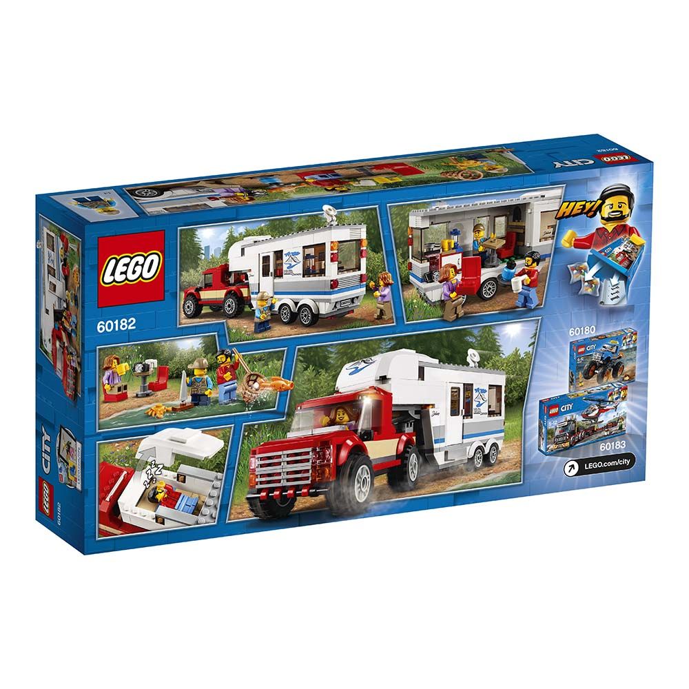 LEGO® City Great Vehicles - Camioneta si rulota (60182)