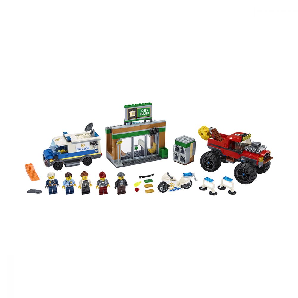 LEGO® City Police - Camionul gigant de politie si atacul armat (60245)