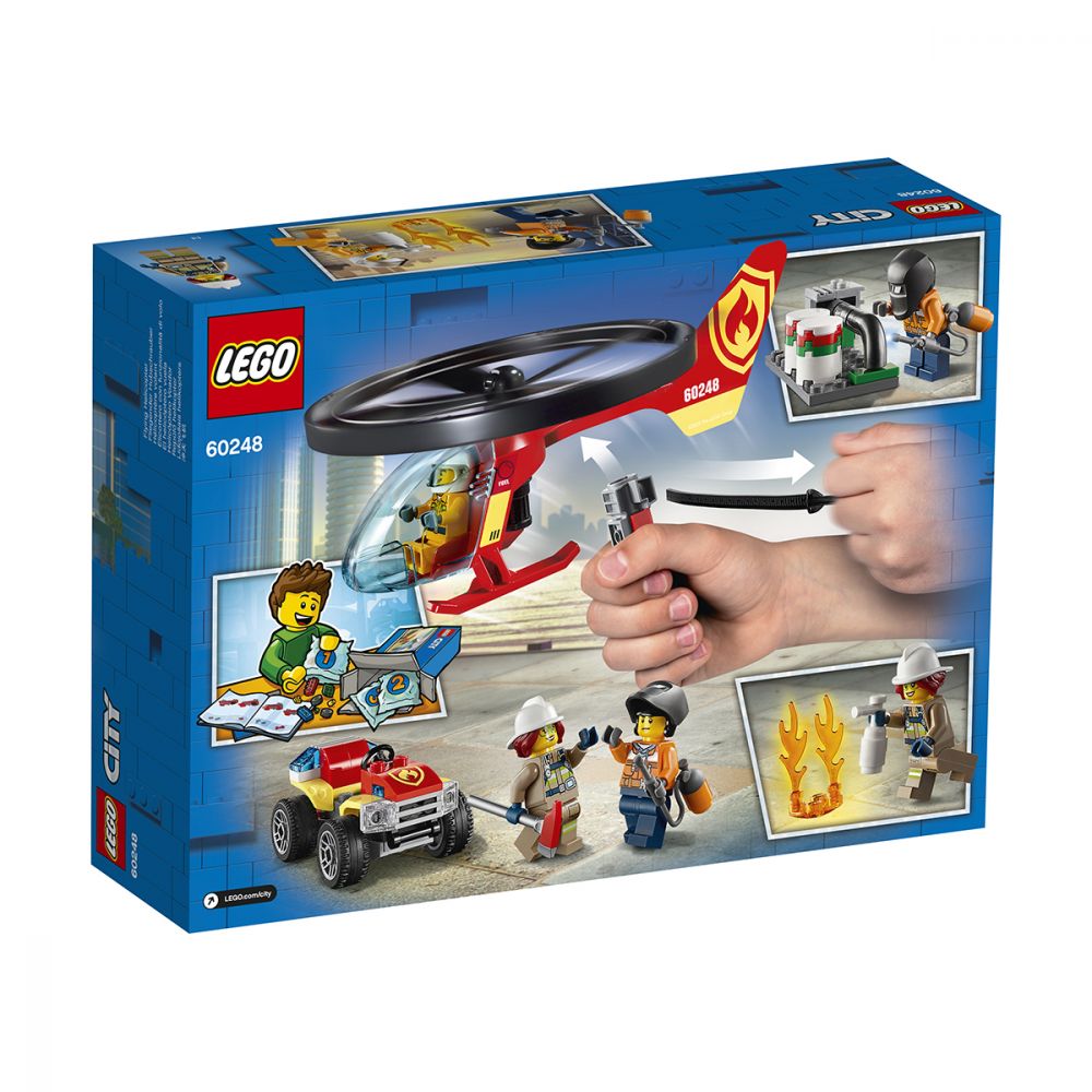 LEGO® City - Interventie cu elicopterul de pompieri (60248)