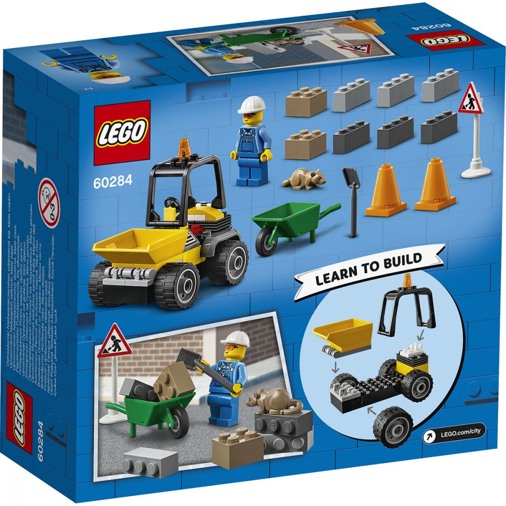 LEGO® City - Camion pentru lucrari rutiere (60284)